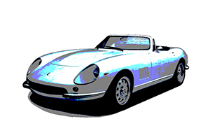 Bamford Automotive Ferrari 275 front three quarter view